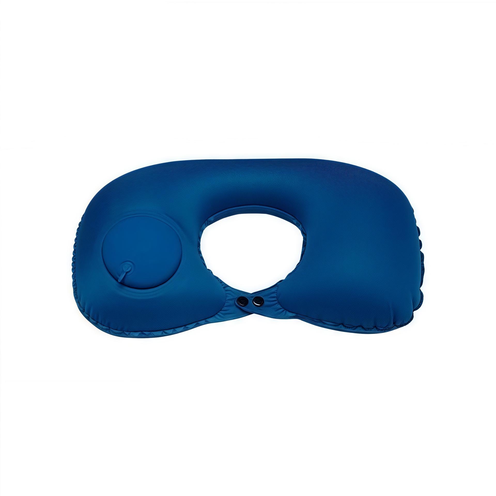 Portable Inflatable Travel Pillow: Lumbar Support, Office Backrest, Outdoor Sleeping Aid.