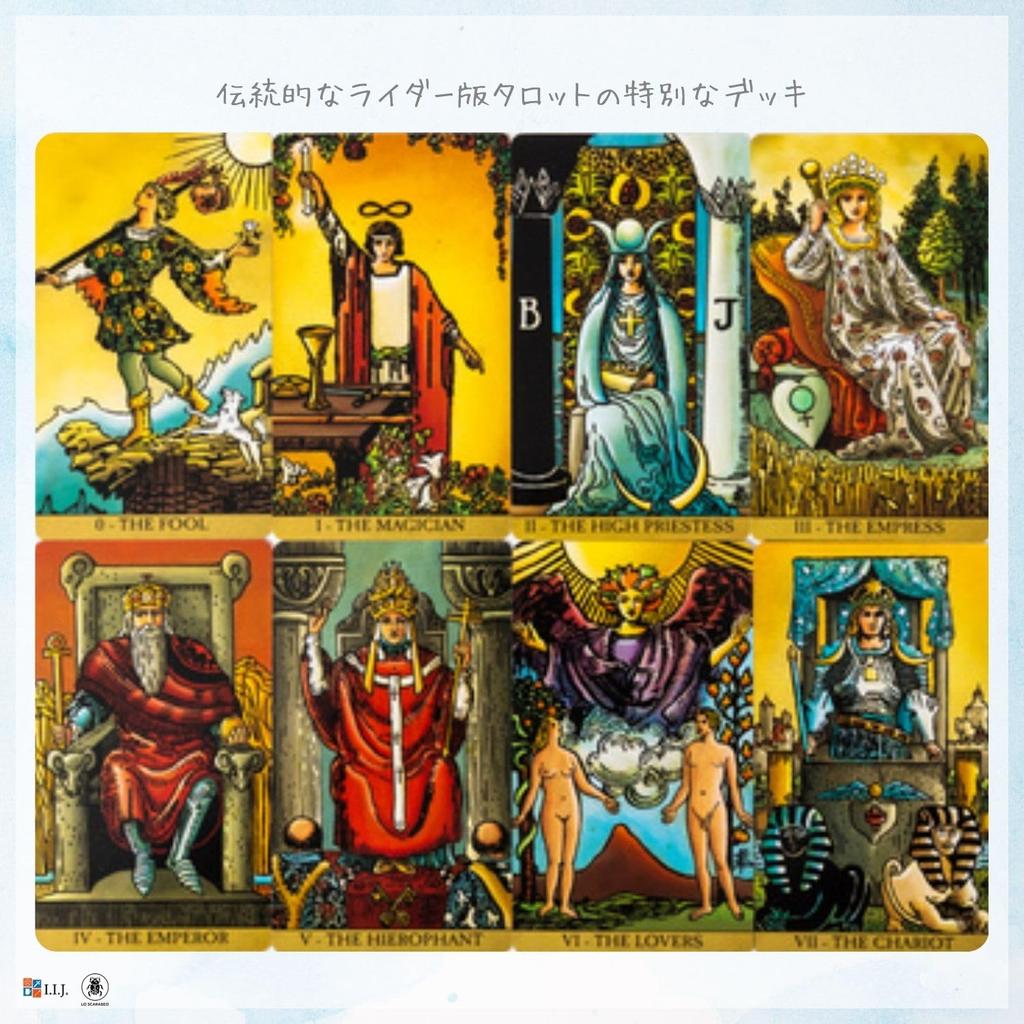 I.I.J. Radiant Wise Spirit Tarot, Waite Edition, 78 Cards, Tarot Reading, with Japanese Instructions, Authentic Product