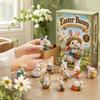 Christmas Advent Calendar for Kids with Garden and Colorful Egg Decorations