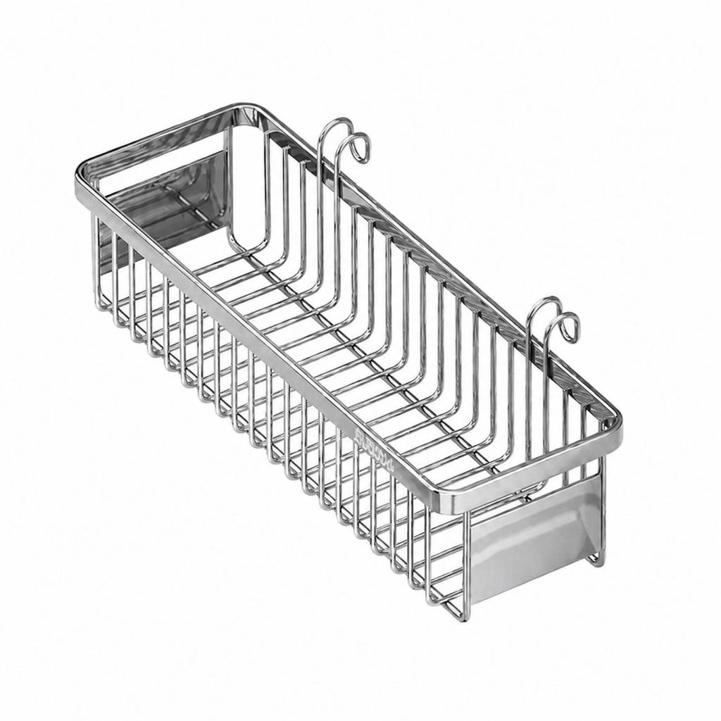 Organizador de Utensilios de Acero Inoxidable 304 Cesta Deshidratadora de Drenaje Rápido con Ganchos de Alambre Abierto
