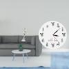 Graceful Dancing Girl Figurine And Schnauzer Wall Clock Modern Art Sculpture for Bedroom Office
