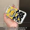 Applicable to Apple 11 mobile phone case cartoon anti-drop 11por advanced sensory belt bracket female polka dot splicing nostril chicken
