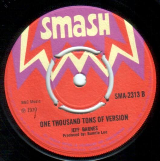 

7-дюймовая пластинка UROY JEFF BARNES JEFF BARNES Wake The Nation One Thousand Tons SMA2313 Smash 1970 UK Регги Ска Даб Б/у