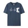 Gaming Controller Gamer Video Game Heartbeat Tops Tees Gamer Heartbeat Video Game Lover Unisex Tshirt Slim Fit T Shirts Hip Hop