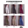 2026 women's clothing European and American vacation style white pleated backless wide-leg jumpsuit