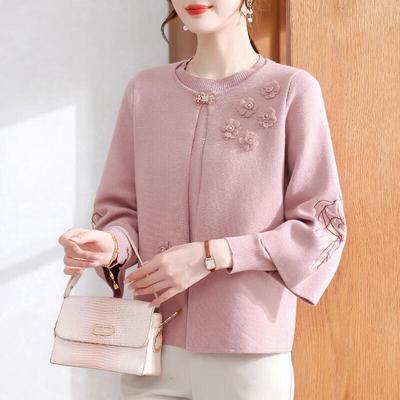 Women's 2025 Autumn Plus Size Knitted Cardigan Two-Piece Set