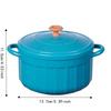 Heat-Insulated Double-ear Noodles Bowl Large Capacity Soup Mug Durable Ramen Bowl  Travel Use