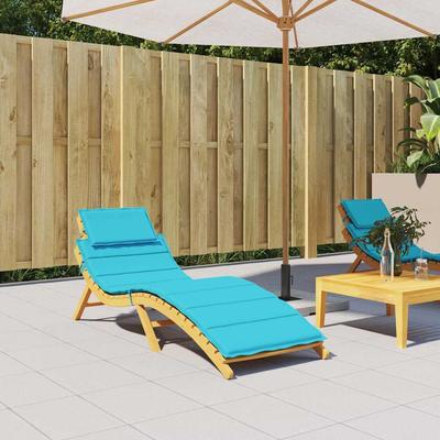 Turquoise Sun Lounger Cushion, Oxford Fabric
