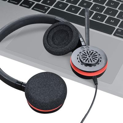 Replacement Earpad Ear Pad Ear Cushions for Jabra Evolve 20 20se 30 Headphones Leather Replacement Repair Parts Cover