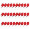 6Bag Fishing Line Rope Buckle Cord Winding Tool Luminous Lock Wire Lure Accessory1#