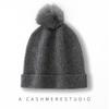 New Style Women's High End Solid Color Fur Ball Warm and Fashionable Knitted Cuffed Casual Toe Cap
