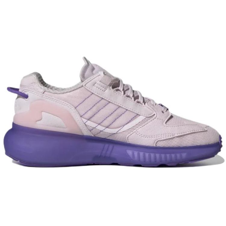 Adidas Originals ZX 5000 Durable Shock Absorbing Low Top Running Shoes Women Sneakers Light-Purple GX8666