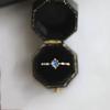 Fashion Moonstone Ring - Elegant and Luxurious Small-Scale Design with Exquisite Style - Open Style Finger Ring
