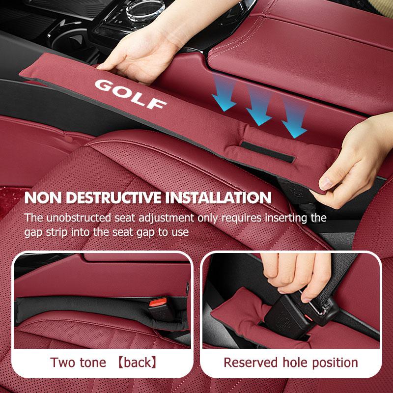 Car Seat Gap Filler Strip Side Seam Leak-Proof Plug For 2jed VW Golf Jetta Passat mk4 mk5 mk6 CC B5 B6 B7 Golf HFE2