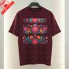 Oaxaca Floral Tee Traditional Mexican Heritage Cultural Pride Printed Tshirt Festival Travel Casual Style Cotton Tops for Women