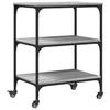 Kitchen Trolley Grey Sonoma 60x41x76 cm Particleboard