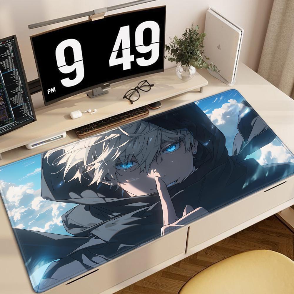 Podkładka pod mysz Anime Jujutsu Kaisen Gojo Satoru Duża Podkładka pod mysz do gier Gracz Firma Klawiatura Myszy Mata na biurko komputerowe Duży dywan