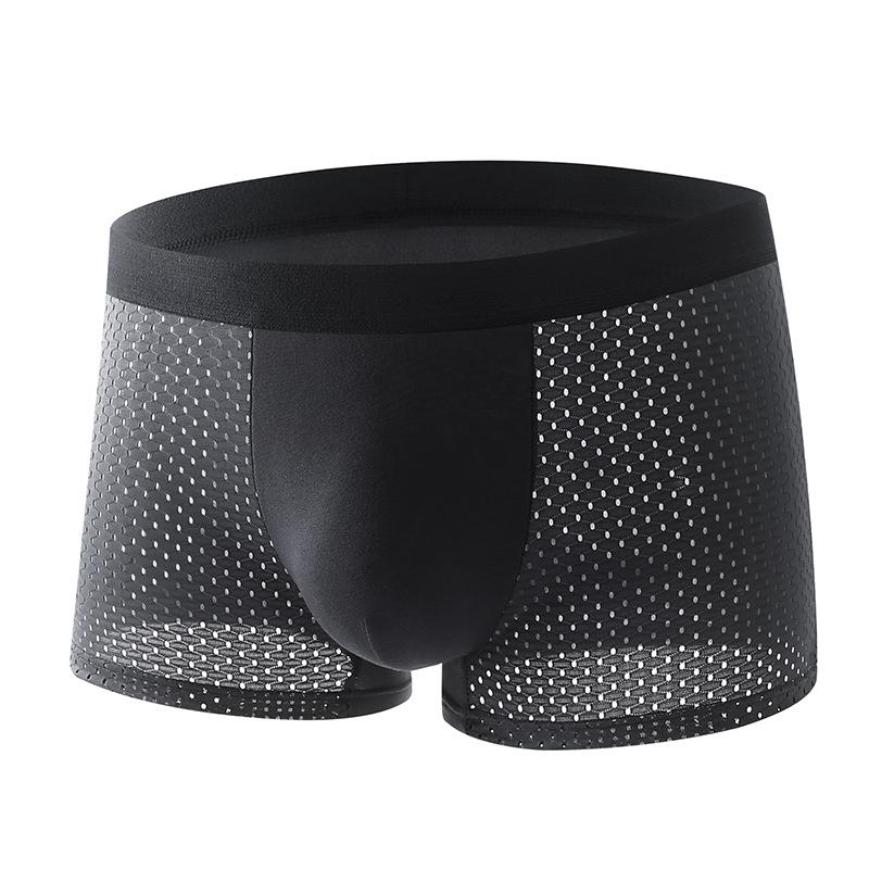 Herren Icy Cool Mesh Boxerbriefs - Mid-Rise, Übergröße, Extra Bequem