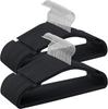 Velvet Hangers 50 Pack, Non-Slip Clothes Hangers, 17 X 8.3 Inches, Coat Hangers with Wide Shoulder Notches, Pants Bar