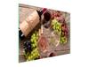 GLAS-SCHNEIDEBRETT 52x30 WEIN