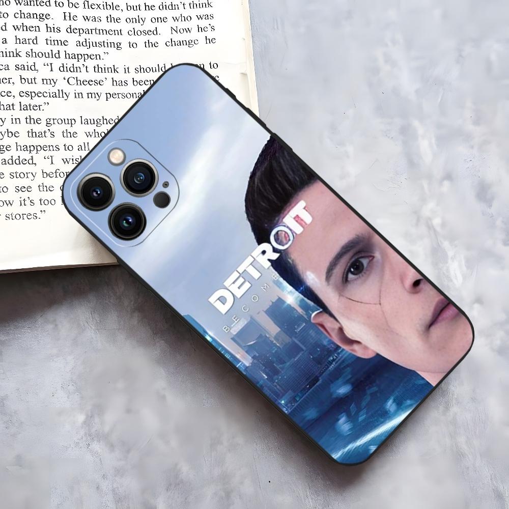 Detroit Become Human Game Phone Case for Iphone 15 14 Pro 13 Mini 11 12 Max Xr X Xs 8 Plus Shockproof Back Cover