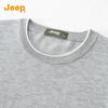 JEEP Men's Loose Fit Round Neck Knit Sweater