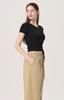HUIT Lightweight Tuck Wide Fit Elastic Waist Pants Htwpn5J08T