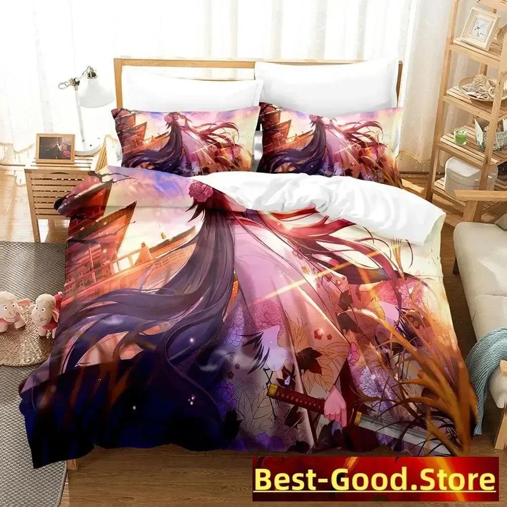 Top Kara No Kyoukai Bedding Set Printed Bed Set With Pillowcase Bed Duvet Cover Soft Single Double Queen Super King Size