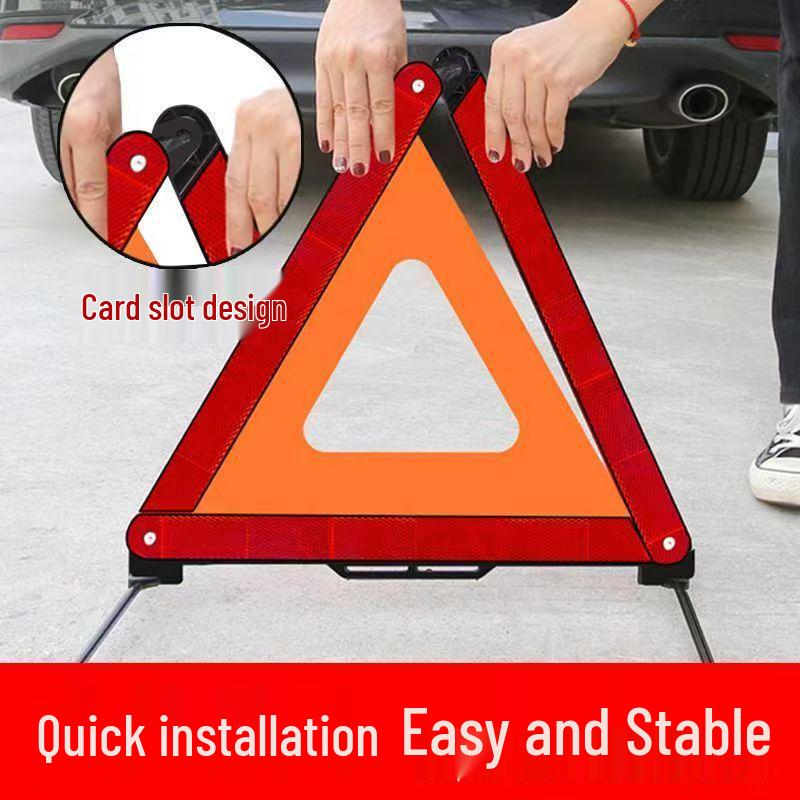 Reflective Folding Vehicle Warning Triangle Sign