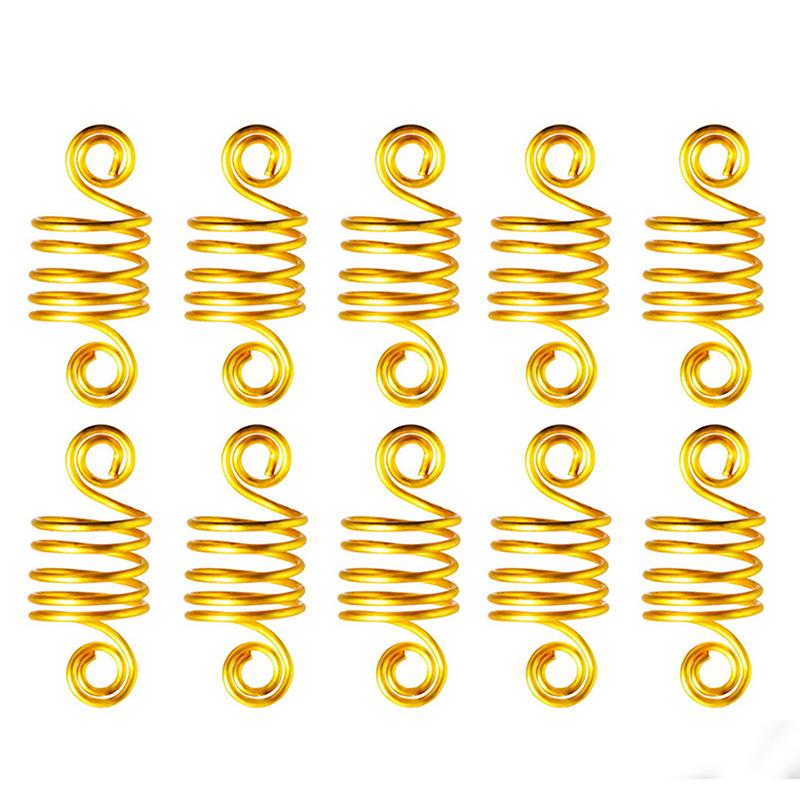 160X Metal African Hair Rings Beads Cuffs Tubes Charms Dread Hair Braids Jewelry