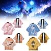 Genshin Wanderer Impact Ganyu Cosplay Costumes Kimono Cloak Party Halloween