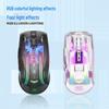 AULA Sc516 Tri-Mode Transparent RGB Gaming Mouse
