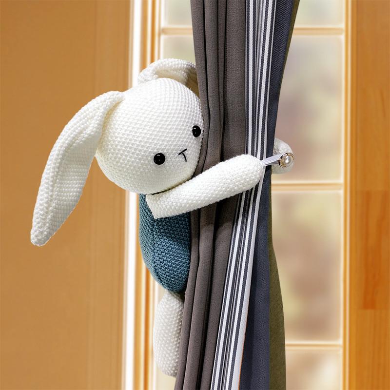 Horse Elephant Deer Bear Plush Curtain Tieback Cartoon Dolls For Home Decor
