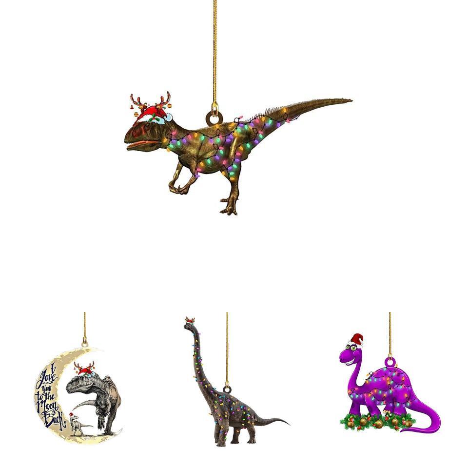 2023 Christmas Dinosaur Hanging Ornament For Festive Tree Decoration And Party Gifts
