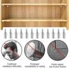 Tool Box Nail M8 Partition Socket Set Laminated M2 Self Tapping M3 Screw Bracket Drywall Cabinet Support Anti Slip Wooden Screws