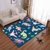 Colorful Cartoon Dinosaur Pattern Carpet for Kids Playroom Decor Suitable for Use As an Anti-slip for Living Room Bedroom Sofas