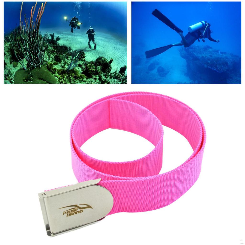 Adjustable Diving Weight Belt with Secure Buckle for Spearfishing and Training