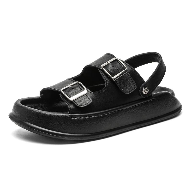 Men's sandals outer slippers men's summer non-slip casual high-end niche beach shoes 371228-J