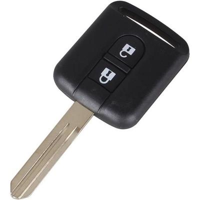 Nøglecover til Nissan Almera Cabster Micra Navara Pathfinder X-Trail Qashqai - Fjernbetjeningsnøgle 2 Knapper Blad®