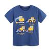 Summer New Kids T-Shirt Boys Short Sleeve T-Shirt Fashion Cart Print Boys Top