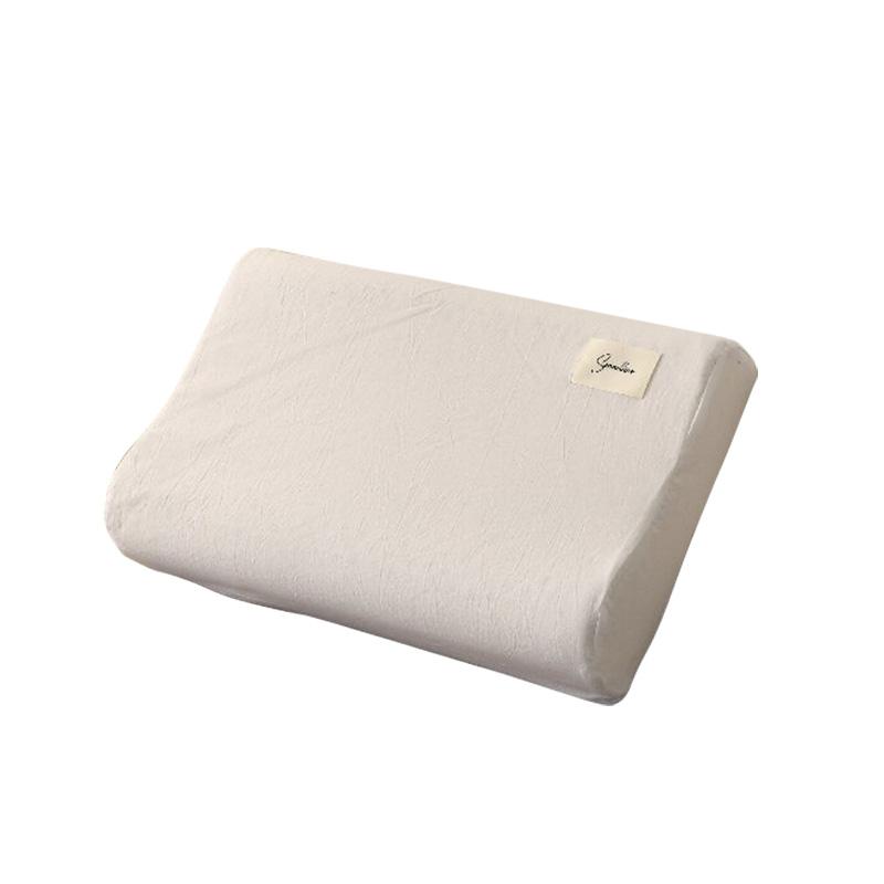 1PC Water Washed Cotton Soft 30x50cm Memory Rubber Pillow Latex Pillowcase Home Supplies Pillow Case Thick Pillow Cover