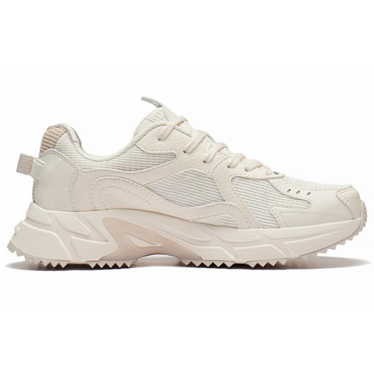 New LiNing Running Collection Low Top Running Shoes Women's White Gray ARLS022-4