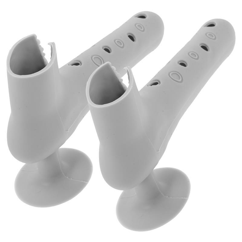 

2 Pcs Gloves Door Knobs Handle Wall Protector Shape Door-Knob Cover Rubber Bumper Silica Gel Baby Anti-Collision for Doorknob сірий