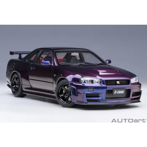 AUTOart 1/18 Scale Nismo R34 GT-R Z-tune Midnight Purple III Finished Product