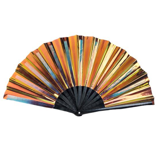 Opvouwbare ventilator Bloemenluipaard Sterrenhemelprint Dansventilator Stijlvolle handventilator voor feesten Festivals Prestaties