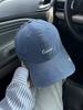 Four Seasons Hat Niche Letter Embroidery Baseball Cap Men's and Women's Big Head Circumference Soft Top Skinny Age Reducing Versatile Cap