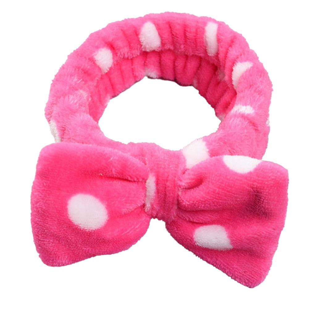 Stirnbänder Schleife Knoten Elastisch Verstellbar Flanell Schweißband Geknotetes Wickel Ornament Haaraccessoires Haarband für Gesichtswäsche