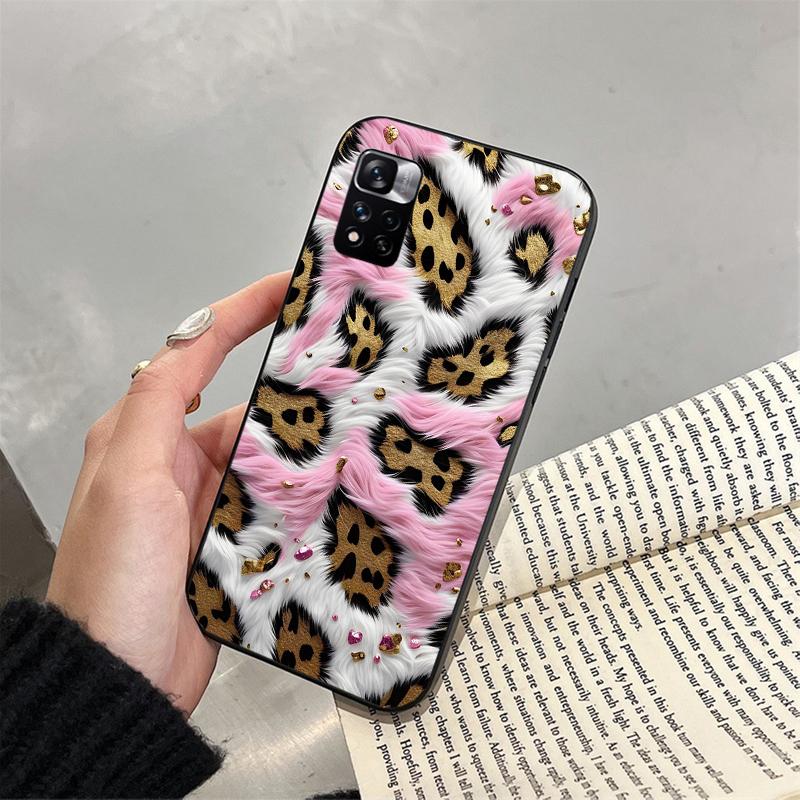 Phone Case For Xiaomi Poco C71 15T 14T Pro Redmi Note 15 14 14 13 Pro Redmi A5 15C 13C Animal Leopard Print