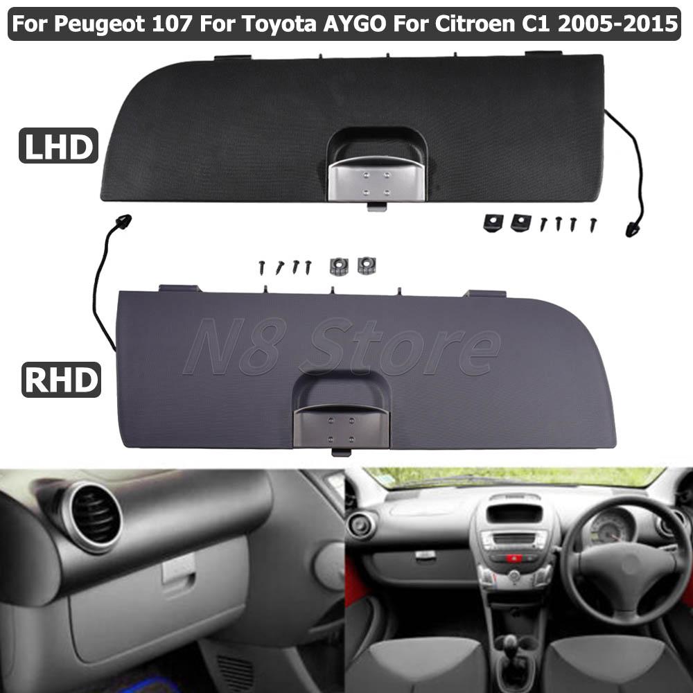 Glove Box Lid Replacemnet for Peugeot 107 Toyota AYGO Citroen C1 2005-2015 for Left/Right Hand Drive Vehicles