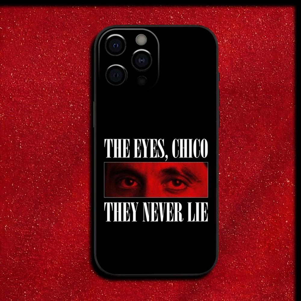 S-Scarfaces Tony M-Montana Phone Case For iPhone 16,15,14,13,12,11,Pro,X,XS,Max,XR,Plus,Mini Soft Black Cover